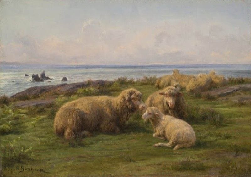 Rosa Bonheur | Sheep by the Sea, 1865 Sheep by the Sea, 1865 | Rosa Bonheur