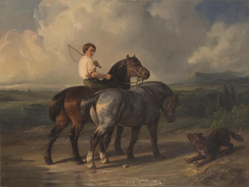 Two Horses, 1842 | Rosa Bonheur
