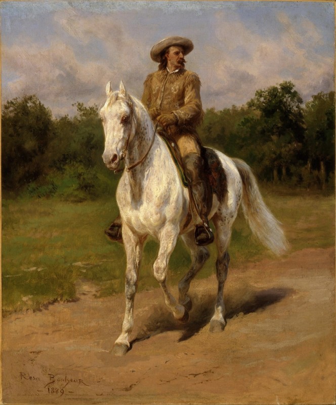 Rosa Bonheur | Porträt von William Frederic Cody (Buffalo Bill), 1889 Porträt von William Frederic Cody (Buffalo Bill), 1889 | Rosa Bonheur