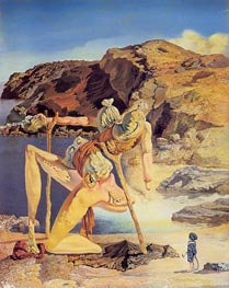Das Gespenst des Sexappeals, 1934 von Dali | Gemälde-Reproduktion