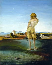 Girl with Curls | Dali | Painting Reproduction
