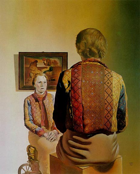 The Angelus of Gala (Portrait of Gala), 1935 | Dali | Painting Reproduction