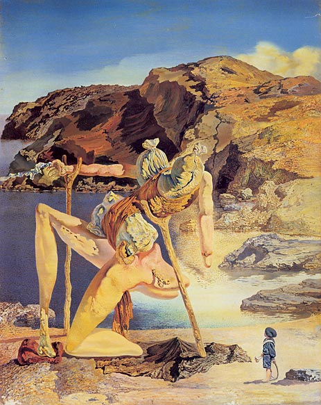 Das Gespenst des Sexappeals, 1934 | Dali | Gemälde Reproduktion