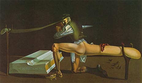 Das Rätsel von Wilhelm Tell, 1933 | Dali | Gemälde Reproduktion