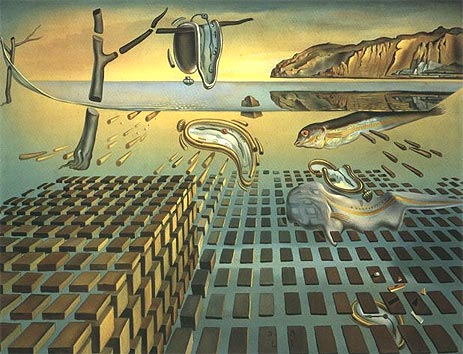 Der Zerfall der Beharrlichkeit der Erinnerung, c.1952/54 | Dali | Gemälde Reproduktion