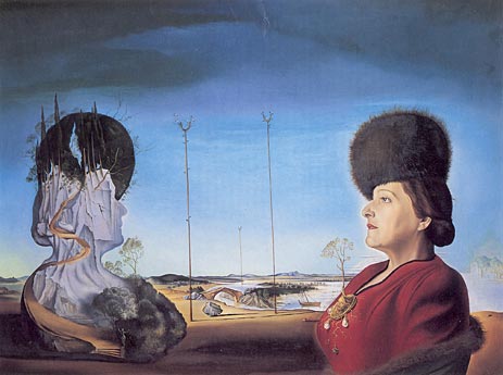Porträt von Frau Isabel Styler-Tas, 1945 | Dali | Gemälde Reproduktion