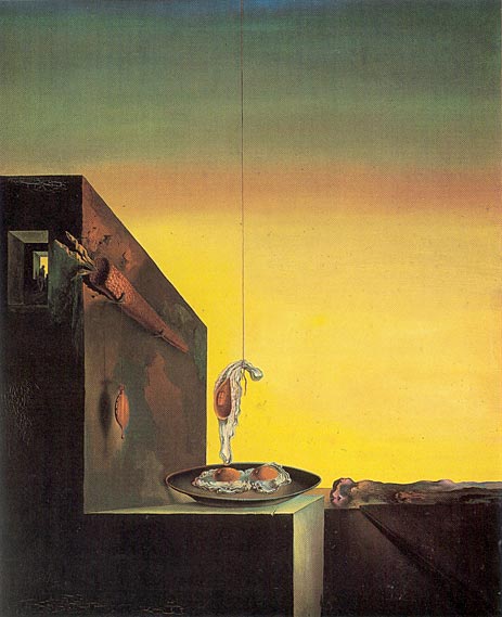 Eggs on the Plate Without the Plate, 1932 | Dali | Painting Reproduction