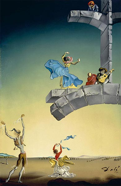 Ravels Bolero, 1946 | Dali | Gemälde Reproduktion