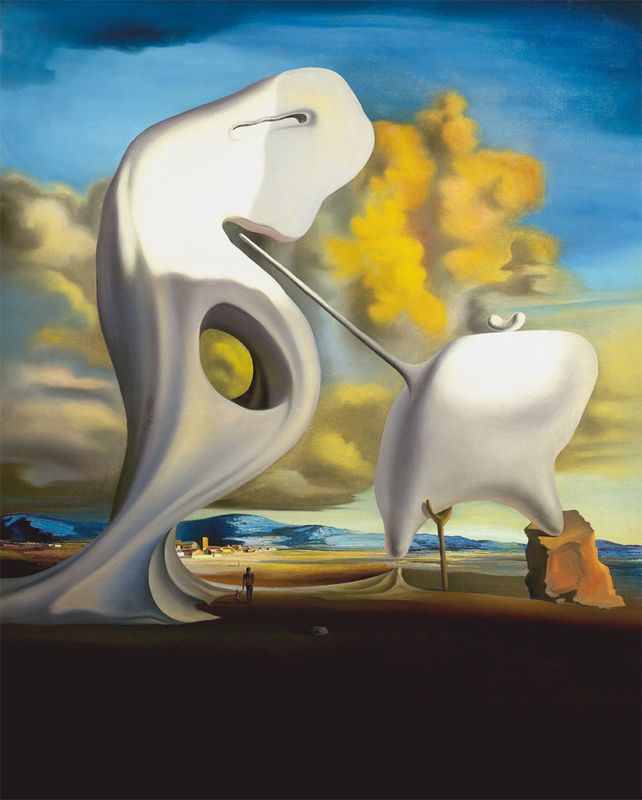Der architektonische Angelus von Millet, 1933 | Dali