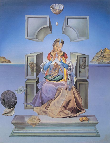 by Dali 14/" Paper Print Repro The Disintegration of the Persistence of..