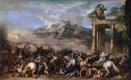 Heroischen Kampf, c.1652/64 von Salvator Rosa | Gemälde-Reproduktion