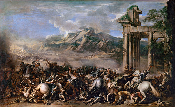 Heroic Battle, c.1652/64 | Salvator Rosa | Painting Reproduction