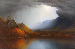 A Coming Storm, 1863 von Sanford Robinson Gifford | Gemälde-Reproduktion