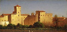 Villa Malta, Rome, 1879 by Sanford Robinson Gifford | Painting Reproduction