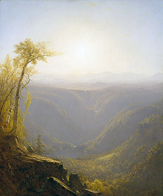 A Gorge in the Mountains (Kauterskill Clove), 1862 | Sanford Robinson Gifford | Painting Reproduction