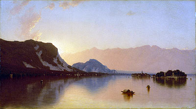 Isola Bella in Lago Maggiore, 1871 | Sanford Robinson Gifford | Gemälde Reproduktion