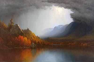 A Coming Storm, 1863 | Sanford Robinson Gifford | Gemälde Reproduktion