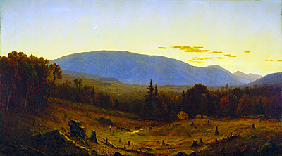 Hunter Mountain, Twilight, 1866 | Sanford Robinson Gifford | Gemälde Reproduktion