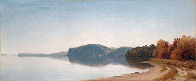 Hook Mountain, Near Nyack, on the Hudson, 1866 | Sanford Robinson Gifford | Painting Reproduction