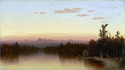 Twilight in the Adirondacks, 1864 | Sanford Robinson Gifford | Painting Reproduction