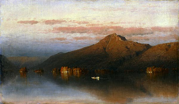 Whiteface Mountain from Lake Placid, 1866 | Sanford Robinson Gifford | Gemälde Reproduktion