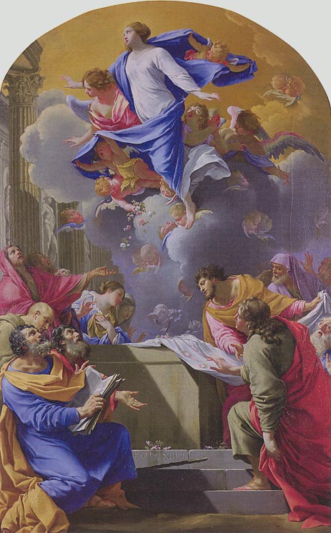 Assumption of the Virgin, 1647 | Simon Vouet | Painting Reproduction