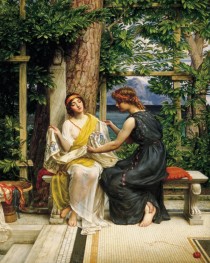 Helena and Hermia | Edward Poynter | Painting Reproduction