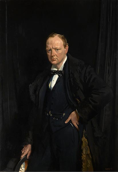 Winston Churchill, 1916 | Sir William Orpen | Gemälde Reproduktion