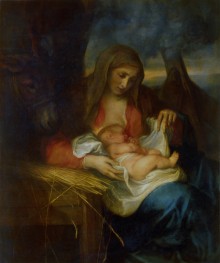 Madonna des Strohs | Anthony van Dyck | Gemälde Reproduktion