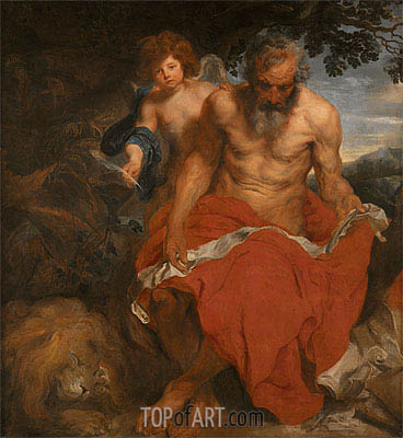 St Jerome, Undated | van Dyck | Painting Reproduction