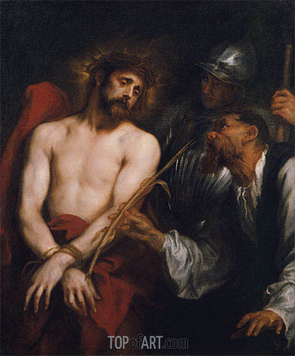 The Mocking of Christ, c.1628/30 | van Dyck | Painting Reproduction