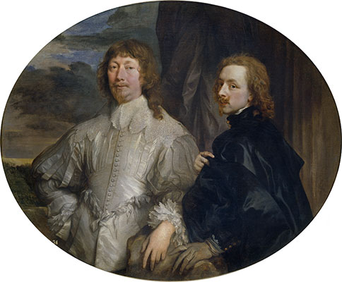 Endymion Porter and Anthony van Dyck, c.1635 | van Dyck | Painting Reproduction