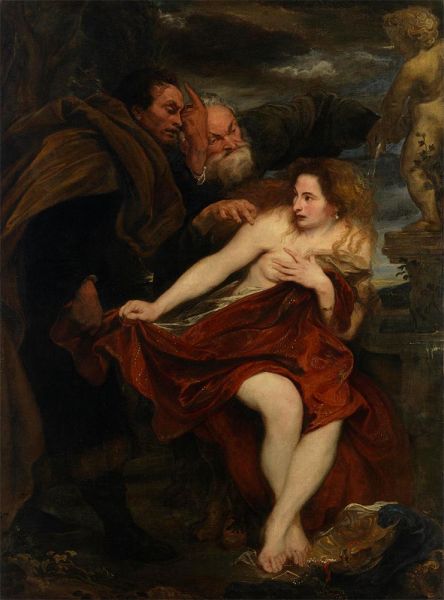 Susanna und die beiden Alten, c.1622/23 | Anthony van Dyck | Gemälde Reproduktion