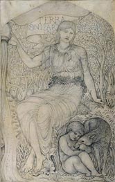 Earth, Undated by Burne-Jones | Painting Reproduction