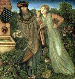 King Mark and the Belle Iseult, 1862 by Burne-Jones | Painting Reproduction