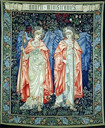 Angeli Ministrantes | Burne-Jones | Gemälde Reproduktion