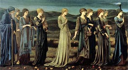 The Wedding of Psyche, c.1894/95 von Burne-Jones | Gemälde-Reproduktion