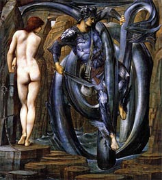 The Doom Fulfilled, c.1884/85 by Burne-Jones | Painting Reproduction