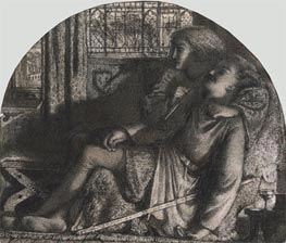 I Rose Up in the Silent Night: I made my Dagger Sharp and Bright | Burne-Jones | Painting Reproduction