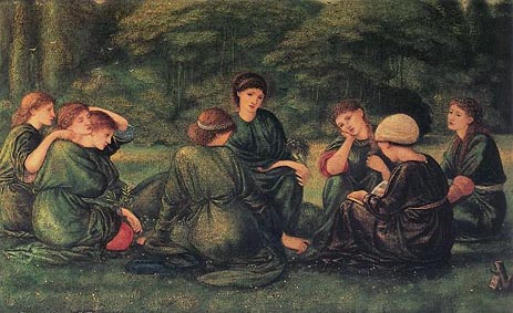 Green Summer, 1868 | Burne-Jones | Painting Reproduction