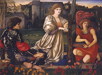 The Love Song, c.1868/77 | Burne-Jones | Painting Reproduction