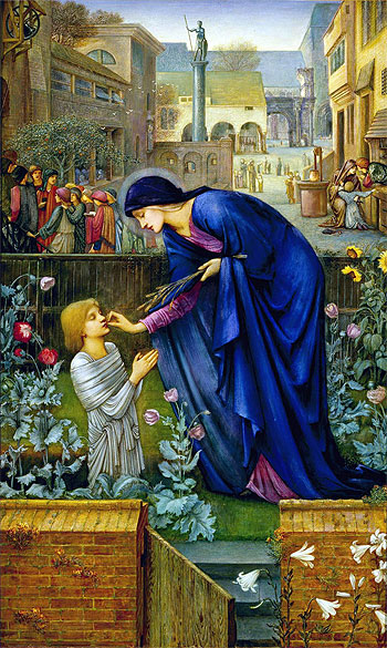 The Prioress's Tale, c.1865/98 | Burne-Jones | Painting Reproduction