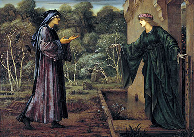 The Pilgrim at the Gate of Idleness, 1884 | Burne-Jones | Painting Reproduction