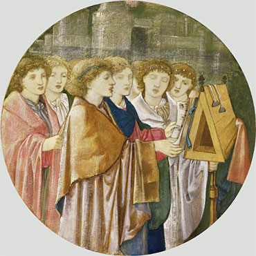 Die Chorknaben | Burne-Jones | Gemälde Reproduktion