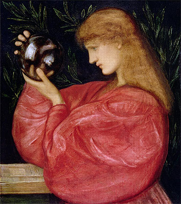 Astrologia, 1865 | Burne-Jones | Gemälde Reproduktion