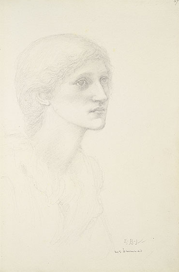 Porträt von Mrs. Drummond, n.d. | Burne-Jones