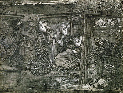 Die klugen und törichten Jungfrauen, n.d. | Burne-Jones