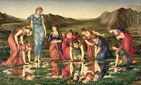 Der Spiegel der Venus, c.1870/76 | Burne-Jones