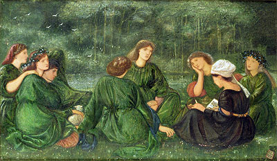 Green Summer, 1864 | Burne-Jones | Painting Reproduction