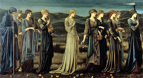 The Wedding of Psyche, c.1894/95 | Burne-Jones | Gemälde Reproduktion